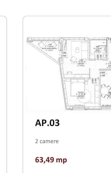 Plan 2D tipologie AP.03
